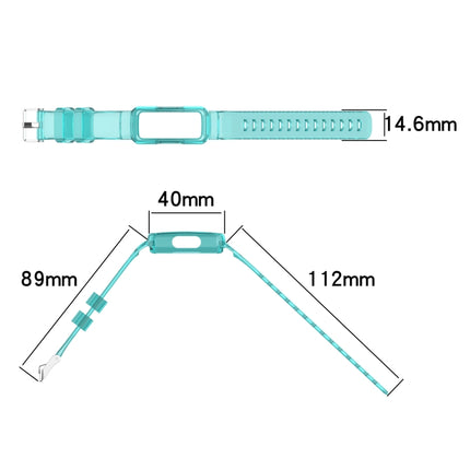Transparent Silicone Integrated Watch Strap, For Fitbit Luxe, For Fitbit inspire 2, For Fitbit inspire HR