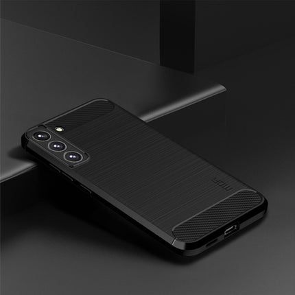 MOFI Gentleness Series Brushed Texture Carbon Fiber Soft TPU Case, For Samsung Galaxy S22 5G, For Samsung Galaxy S22+ 5G, For Samsung Galaxy S22 Ultra 5G, For Samsung Galaxy A13 5G, For Samsung Galaxy M52 5G