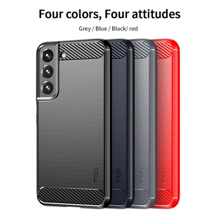 MOFI Gentleness Series Brushed Texture Carbon Fiber Soft TPU Case, For Samsung Galaxy S22 5G, For Samsung Galaxy S22+ 5G, For Samsung Galaxy S22 Ultra 5G, For Samsung Galaxy A13 5G, For Samsung Galaxy M52 5G