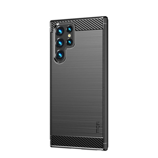MOFI Gentleness Series Brushed Texture Carbon Fiber Soft TPU Case, For Samsung Galaxy S22 5G, For Samsung Galaxy S22+ 5G, For Samsung Galaxy S22 Ultra 5G, For Samsung Galaxy A13 5G, For Samsung Galaxy M52 5G