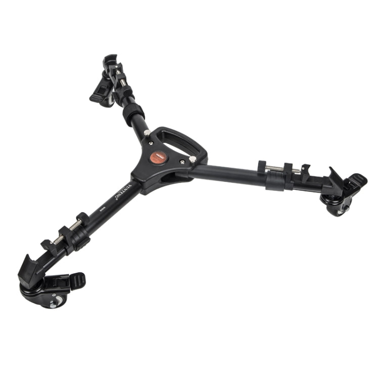 YUNTENG 900 Aluminium Alloy Camera Tripod Foot Wheel Tripod Pulley Base, Load 15KG, 900