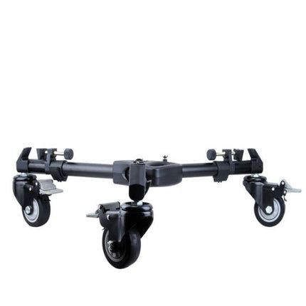 YUNTENG 901 Aluminium Alloy Camera Tripod Foot Wheel Tripod Pulley Base, Load 30KG, 901