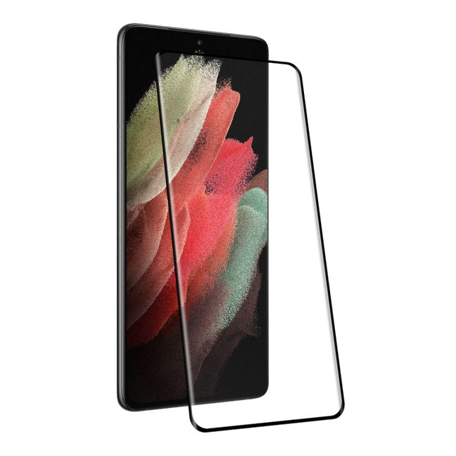 For Samsung Galaxy S21 Ultra ENKAY 0.26mm 3D Curved Full Hot Bending Tempered Glass Film