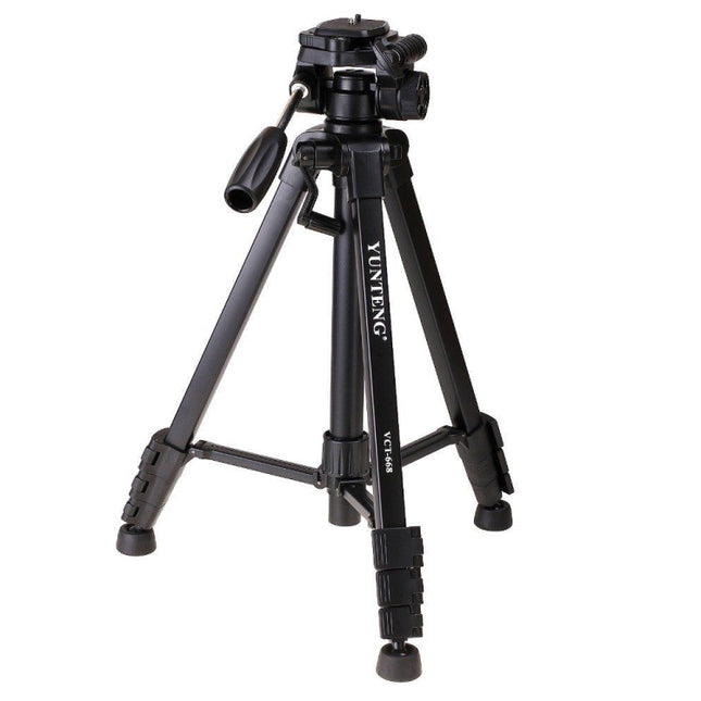YUNTENG VCT-668 Aluminum Alloy Tripod Mount for 3 dimensional Damping Head, VCT-668