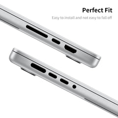 ENKAY Hat-Prince Silicone Anti-dust Plugs for MacBook Air 13.6 2022/2024 A2681 (M2) / A3113 (M3)