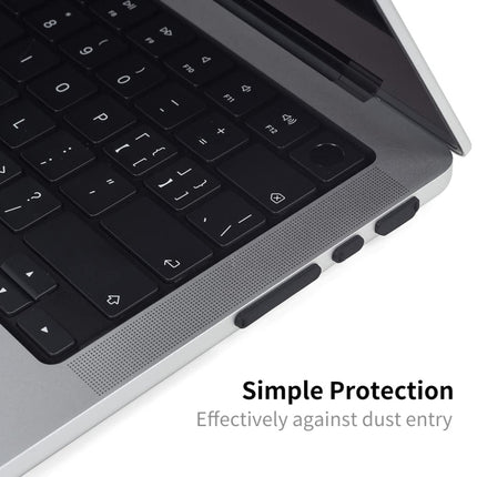ENKAY Hat-Prince Silicone Anti-dust Plugs for MacBook Air 13.6 2022/2024 A2681 (M2) / A3113 (M3)