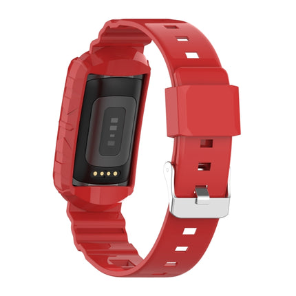 Silicone One Body Armor Watch Strap, For Fitbit Charge 5, For Fitbit Charge 4