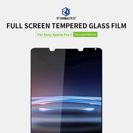 PINWUYO 9H 2.5D Full Screen Tempered Glass Film, For Sony Xperia Pro-I