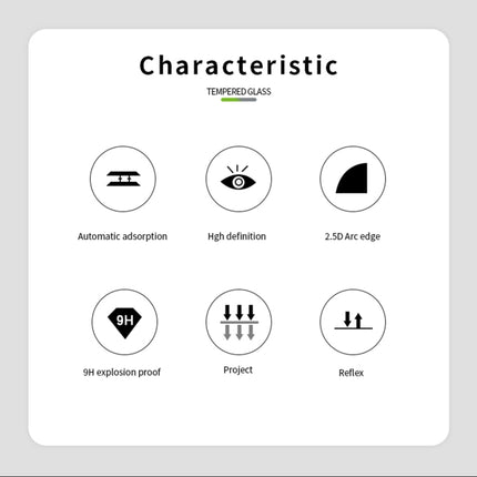 PINWUYO 9H 2.5D Full Screen Tempered Glass Film, For Sony Xperia Pro-I