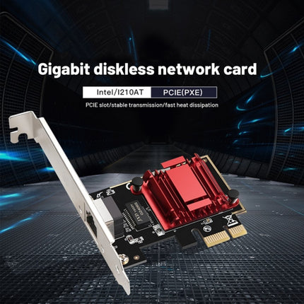 Gigabit Diskless PCIe Network Card High Speed Stable Connect Network Adapter