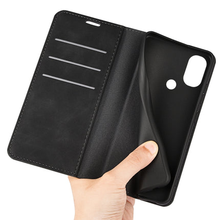 For Motorola Moto G Power 2022 Retro-skin Business Magnetic Suction Phone Leather Case with Holder & Card Slots & Wallet, For Motorola Moto G Power 2022