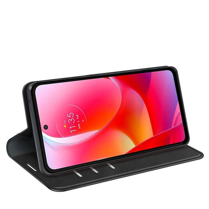 For Motorola Moto G Power 2022 Retro-skin Business Magnetic Suction Phone Leather Case with Holder & Card Slots & Wallet, For Motorola Moto G Power 2022
