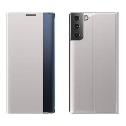 Plain Texture Cloth Attraction Flip Holder Leather Phone Case, For Samsung Galaxy S22 5G, For Samsung Galaxy S22+ 5G, For Samsung Galaxy S22 Ultra 5G