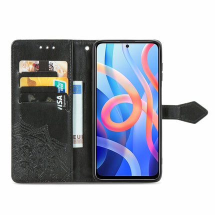Mandala Flower Embossed Flip Leather Phone Case, For Xiaomi Redmi Note 11, For Xiaomi Redmi Note 11 Pro / 11 Pro+