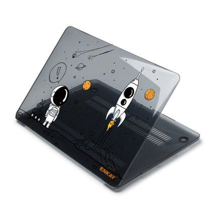 ENKAY Spaceman Pattern Laotop Protective Crystal Case for MacBook Pro 14.2 inch A2442 (2021), For MacBook Pro 14.2 inch A2442 2021/A2779 2023, For MacBook Pro 14.2 inch A2442 2021/A2779 2023/14 inch A3434 2025 (M5)