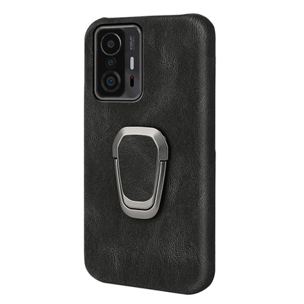 Ring Holder PU Phone Case For Xiaomi Mi 11T / 11T Pro, For Xiaomi Mi 11T / 11T Pro