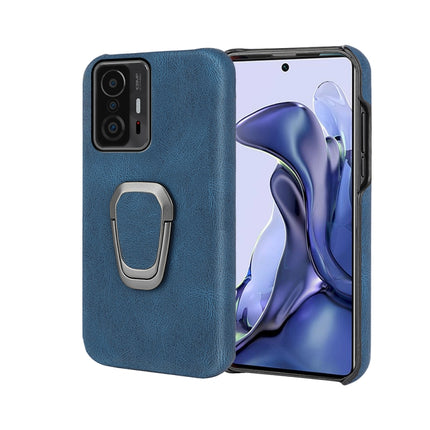 Ring Holder PU Phone Case For Xiaomi Mi 11T / 11T Pro, For Xiaomi Mi 11T / 11T Pro