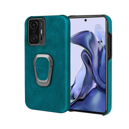 Ring Holder PU Phone Case For Xiaomi Mi 11T / 11T Pro, For Xiaomi Mi 11T / 11T Pro