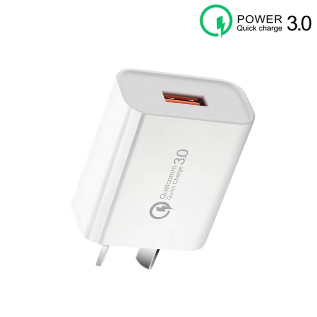 CA-25 QC3.0 USB 3A Fast Charger for Mobile Phone, AU Plug, AU Plug