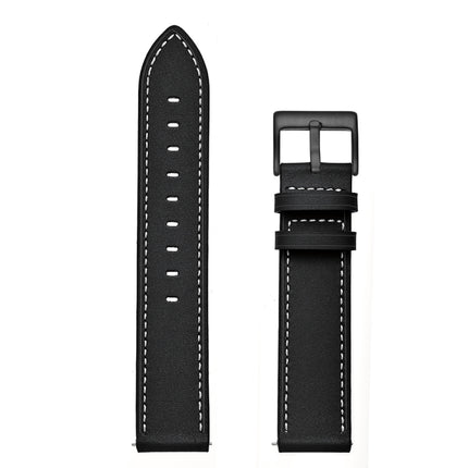 First Layer Leather Car Line Solid Color Strap, For Huawei Watch GT3 46mm / Watch GT Runner, For Huawei Watch GT3 42mm / Watch GT2 42mm
