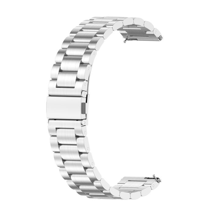 22mm Three Flat Buckle Stainless Steel Strap, 22mm Three Flat Buckle For Huawei Watch GT Runner / Watch GT 3 46mm