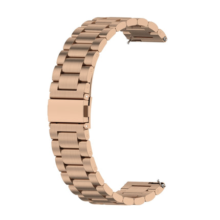 22mm Three Flat Buckle Stainless Steel Strap, 22mm Three Flat Buckle For Huawei Watch GT Runner / Watch GT 3 46mm