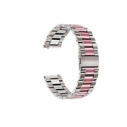 22mm Three Flat Buckle Stainless Steel Strap, 22mm Three Flat Buckle For Huawei Watch GT Runner / Watch GT 3 46mm