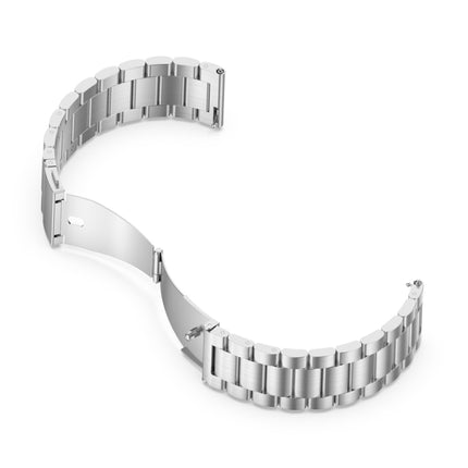 22mm Three Flat Buckle Stainless Steel Strap, 20mm Three Flat Buckle For Huawei watch GT 3 42mm / Watch GT 2 42mm