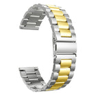 20mm Three Flat Buckle For Huawei watch GT 3 42mm / Watch GT 2 42mm / Silver Gold