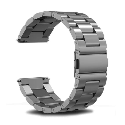 22mm Three Flat Buckle Stainless Steel Strap, 20mm Three Flat Buckle For Huawei watch GT 3 42mm / Watch GT 2 42mm