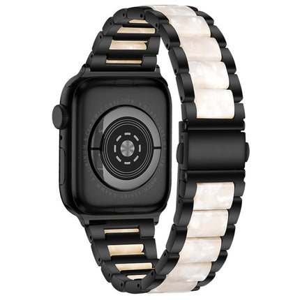 Metal + Resin Watchband For Apple Watch Series, 7 41mm / 6&SE&5&4 40mm / 3&2&1 38mm