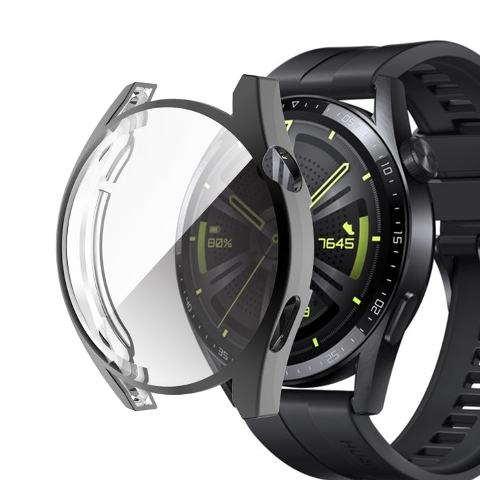 Fully Surrounded TPU Case with Protective Film, For Huawei Watch GT 3 46mm, For Huawei Watch GT 3 42mm