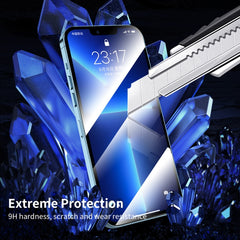 ENKAY Quick Stick Anti-peeping Tempered Glass Film, For iPhone 13 mini, For iPhone 13 / 13 Pro, For iPhone 13 Pro Max