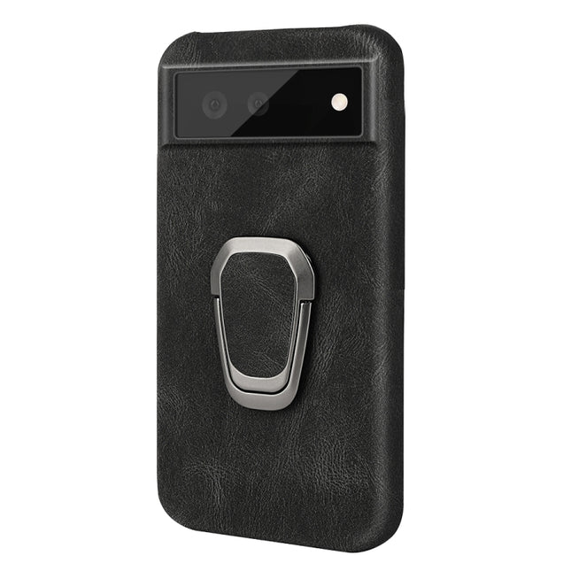 For Google Pixel 6 Ring Holder PU Phone Case, For Google Pixel 6