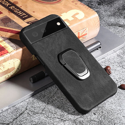 For Google Pixel 6 Ring Holder PU Phone Case, For Google Pixel 6