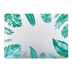 For MacBook Pro 13.3 inch A1706 / A1708 / A1989 / A2159 / Green Leaf Pattern
