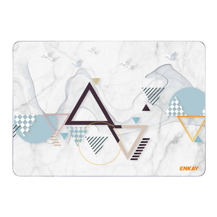 ENKAY Hat-Prince Geometry Pattern Laotop Protective Crystal Case for MacBook Pro 14.2 inch A2442 2021, For MacBook Pro 14.2 inch A2442 2021/A2779 2023/14 inch A3434 2025 (M5), For MacBook Pro 14.2 inch A2442 2021/A2779 2023