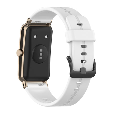 Solid Silicone Soft Strap, For Huawei Watch Fit mini