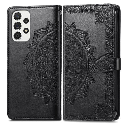 Mandala Flower Embossed Leather Case, For Samsung Galaxy A33 5G