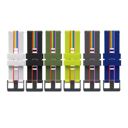 Rainbow Silicone Watchband, For Honor Watch Dream