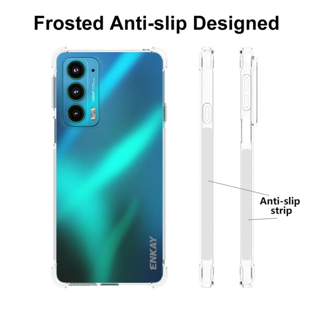 ENKAY Transparent TPU Shockproof Case, For Motorola Edge 20, For Motorola Edge 20 Lite, For Motorola Edge 20 Pro, For Motorola Moto G50 5G, For Motorola Moto G60S, For Motorola G Pure
