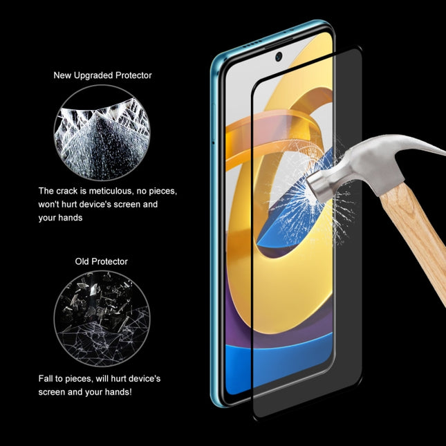 For Xiaomi Poco M4 Pro 5G ENKAY 0.26mm 9H Tempered Glass Full Film