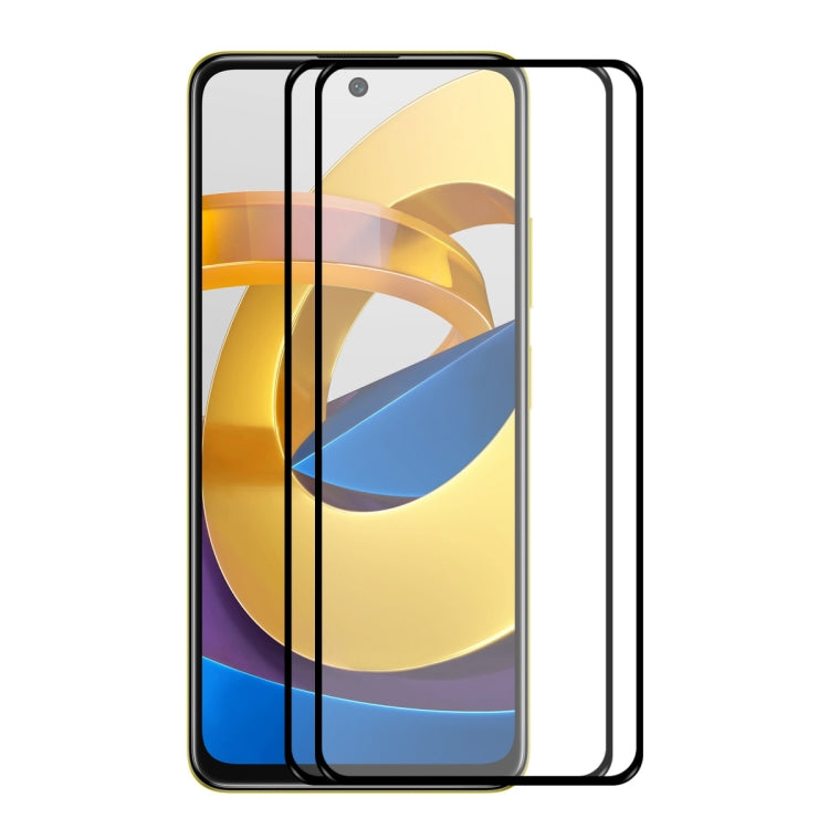 For Xiaomi Poco M4 Pro 5G ENKAY 0.26mm 9H Tempered Glass Full Film