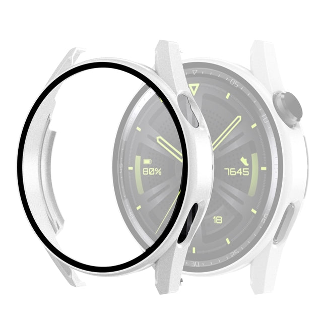Tempered Glass Film Oil Spray Matte PC Case, For Huawei GT3 42mm, For Huawei GT3 46mm