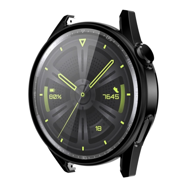 For Huawei Watch GT 3 46mm ENKAY Matte PC Frame + Tempered Glass Protector Case