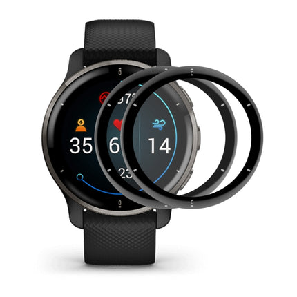 For Garmin Venu 2 Plus ENKAY Hat-Prince 3D Full Coverage Soft PC Edge + PMMA HD Protector Film, 1 PC, 2 PCS, 5 PCS, 10 PCS