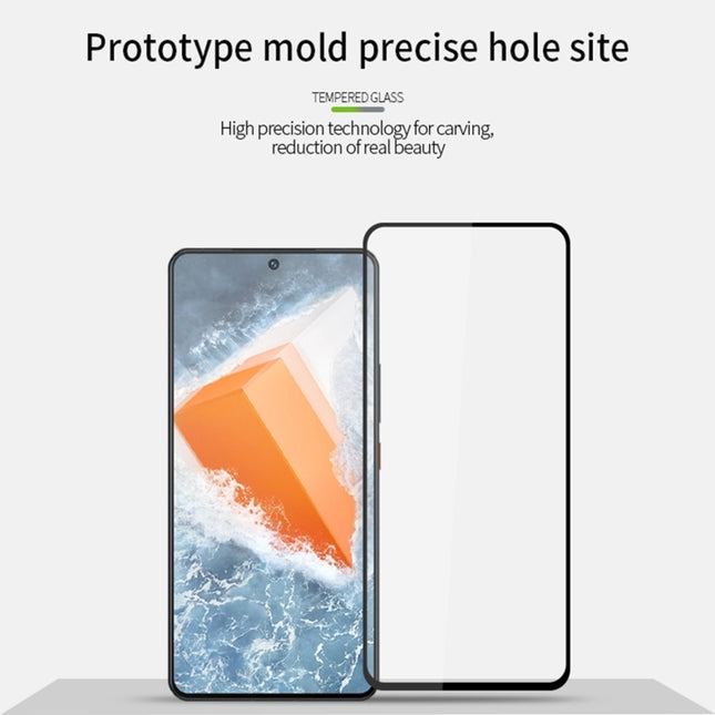 PINWUYO 9H 2.5D Tempered Glass Full Film, For vivo iQOO 9, For vivo V23e 5G, For Samsung Galaxy A33 5G