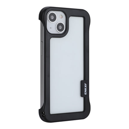 ENKAY Frameless Hollow Shockproof PC Case for iPhone 13, For iPhone 13