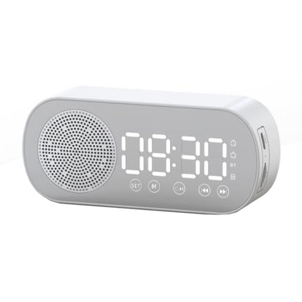 Z7 Digital Bluetooth 5.0 Speaker Multi-function Mirror Alarm Clock FM Radio, Z7 (Black), Z7 (White), Z7 (Pink)