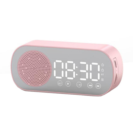 Z7 Digital Bluetooth 5.0 Speaker Multi-function Mirror Alarm Clock FM Radio, Z7 (Black), Z7 (White), Z7 (Pink)
